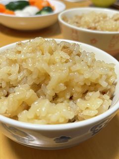 簡単美味しい♫ツナとなめ茸の炊き込みご飯-レシピのメイン写真