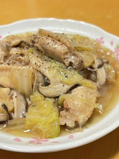 鶏手羽先と白菜のくたくた煮-レシピのメイン写真