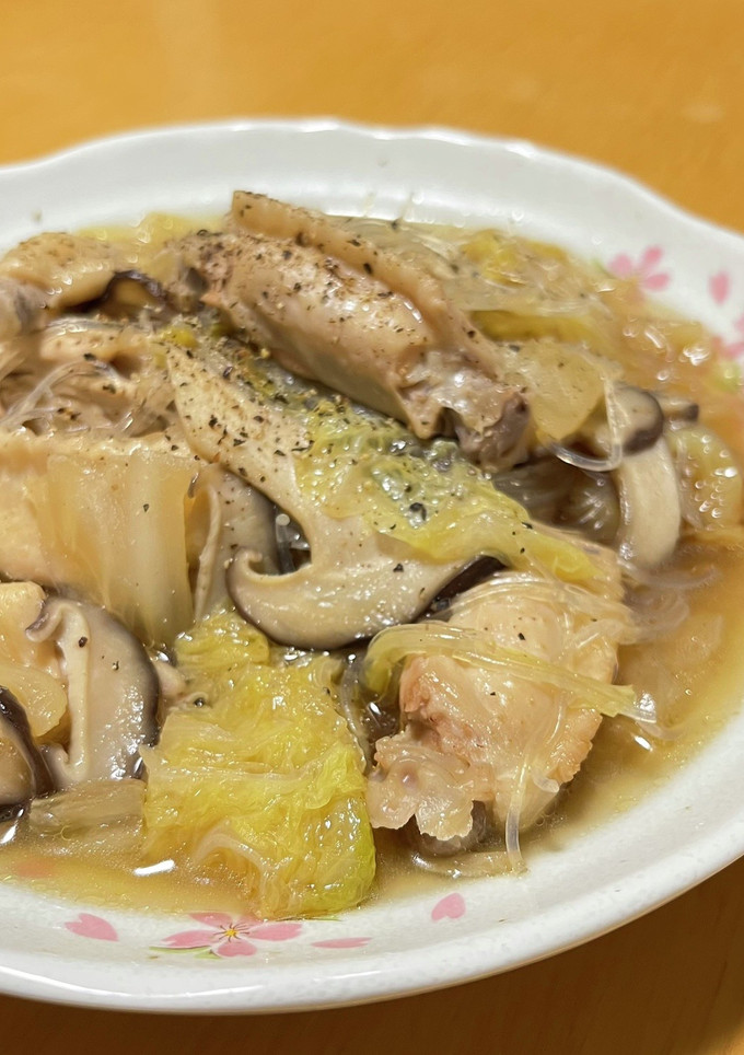 鶏手羽先と白菜のくたくた煮-レシピのメイン写真