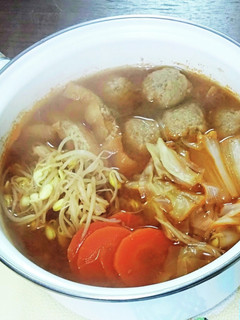 お酢でさっぱり、もやし味噌鍋-レシピのメイン写真