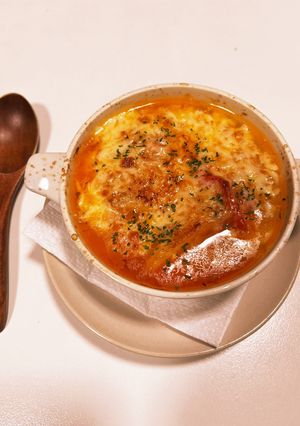 トマトグラタンスープwithきりたんぽ-レシピのメイン写真