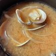 アサリと玉葱の味噌汁
