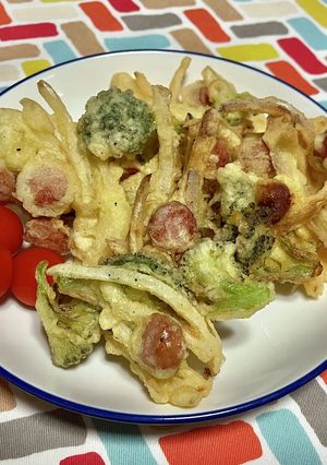 超簡単☆ブロッコリーかき揚げ♪♪-レシピのメイン写真