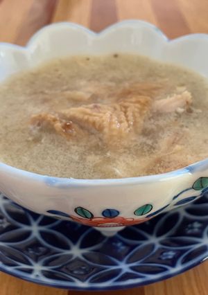 コストコのローストチキンで参鶏湯風スープ-レシピのメイン写真