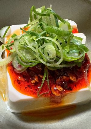 豆腐と食べるラー油で一品-レシピのメイン写真