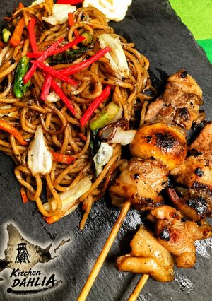 🦊北海道❄美唄焼き鳥&角屋やきそばハック-レシピのメイン写真