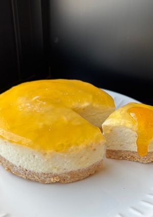2層の梅レアチーズケーキ🎶-レシピのメイン写真