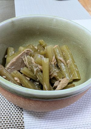 ふきとシーチキンの簡単煮-レシピのメイン写真