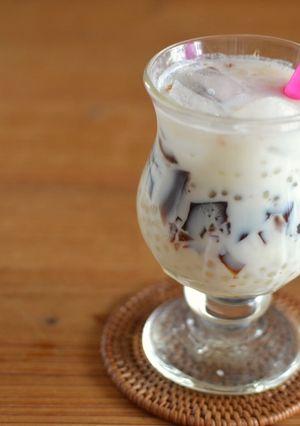 サゴとコーヒーゼリーのクラッシュドリンク-レシピのメイン写真