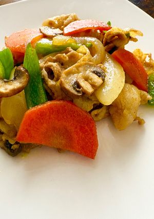 家にある野菜で!栄養満点カレー炒め-レシピのメイン写真