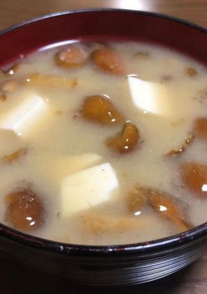 なめこと豆腐の味噌汁-レシピのメイン写真