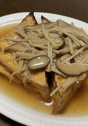 兵四郎のあご出汁でつくるキノコあんかけ♫-レシピのメイン写真