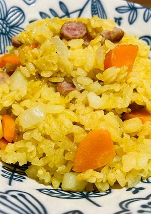 ＊粗挽きウインナーのカレー炊き込みご飯＊-レシピのメイン写真