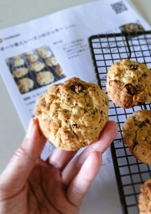 チアとココナッツのオートミールクッキー-レシピのメイン写真