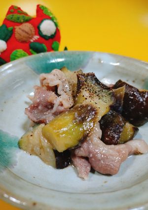 なすと豚肉の塩麹蒸し-レシピのメイン写真