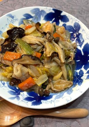 　きのこたっぷり五目あんかけご飯-レシピのメイン写真