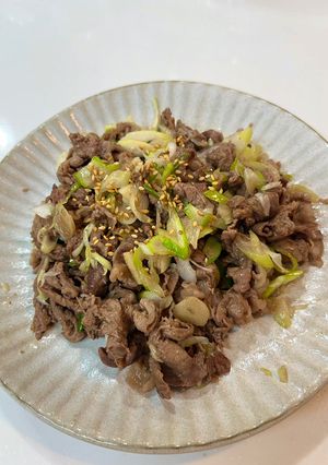 爆速！！牛肉と長ネギのスタミナ炒め-レシピのメイン写真