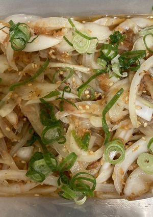 玉ねぎスライスの梅おかか-レシピのメイン写真