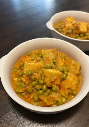 マター・パニール トマト風味インドカレー-レシピのメイン写真