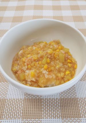 【離乳食完了期】海老と夏野菜のあんかけ丼-レシピのメイン写真