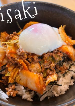 超☆超簡単☆肉味噌キムチ丼-レシピのメイン写真
