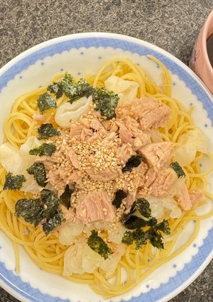 ツナとキャベツのパスタ-レシピのメイン写真