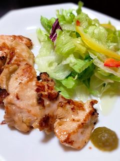 鶏むね肉の柚子こしょう焼き-レシピのメイン写真