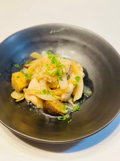 柔らかむね肉とナスのポン酢炒め-レシピのメイン写真