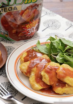 鶏むね肉のピカタ カレートマトソースがけ-レシピのメイン写真