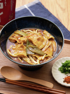 長ネギと豚肉の王道カレーうどん-レシピのメイン写真