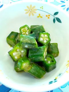 オクラのゴマ味噌和え-レシピのメイン写真