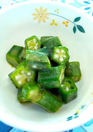 オクラのゴマ味噌和え-レシピのメイン写真