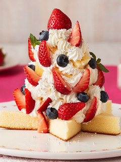 いちごのホワイトツリーケーキ【4号】-レシピのメイン写真