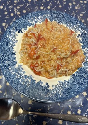 トマトと釜あげしらすのリゾット-レシピのメイン写真