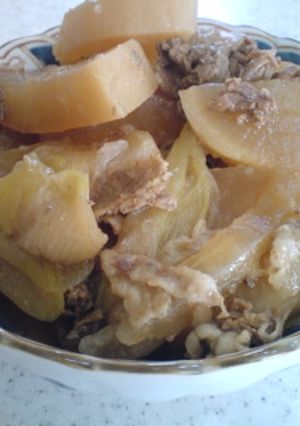圧力鍋で大根と牛肉の煮物-レシピのメイン写真