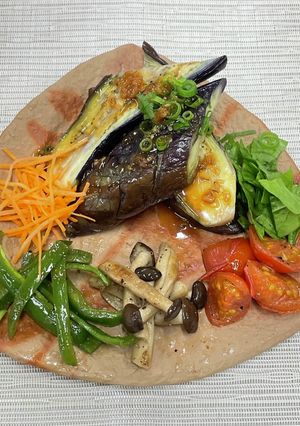 なすの赤味噌かけ和風フレンチ-レシピのメイン写真