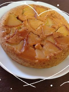 晴茶入り米粉のりんごたっぷりケーキ-レシピのメイン写真