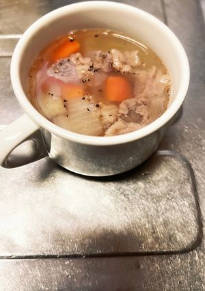 牛スジ和風スープ-レシピのメイン写真