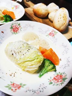 ロール白菜のクリーム煮-レシピのメイン写真