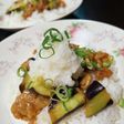 豚と茄子のおろしポン酢炒め