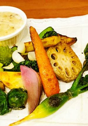 焼き野菜のゆり根ソース添え-レシピのメイン写真