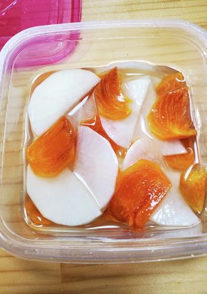 大根1/3余った時の漬け物(酢の物)-レシピのメイン写真