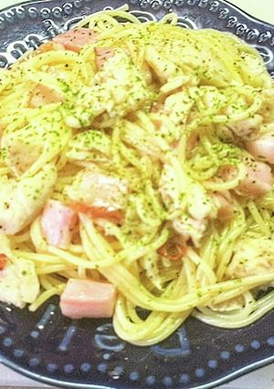 サラダチキンとベーコンのペペロンチーノ-レシピのメイン写真