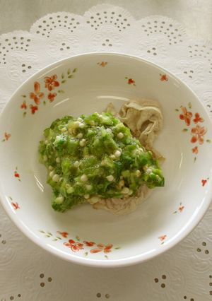 豚しゃぶのオクラだしかけ-レシピのメイン写真
