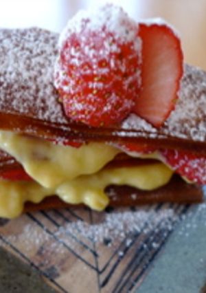 春巻きの皮で！簡単ミルフィーユ-レシピのメイン写真