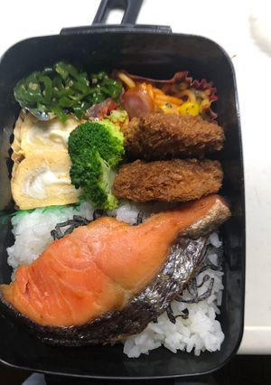 鮭弁当-レシピのメイン写真