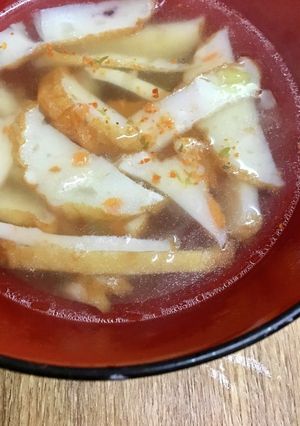 食日記/さつま揚げの汁/時短簡単-レシピのメイン写真