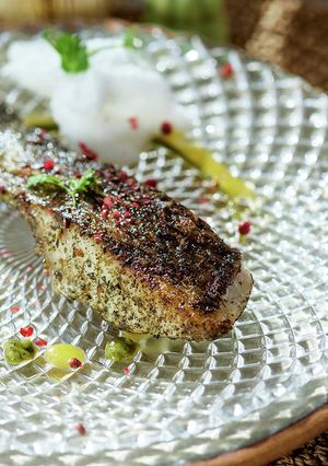 鯛のポワレ煎茶締め オランディーズソース-レシピのメイン写真