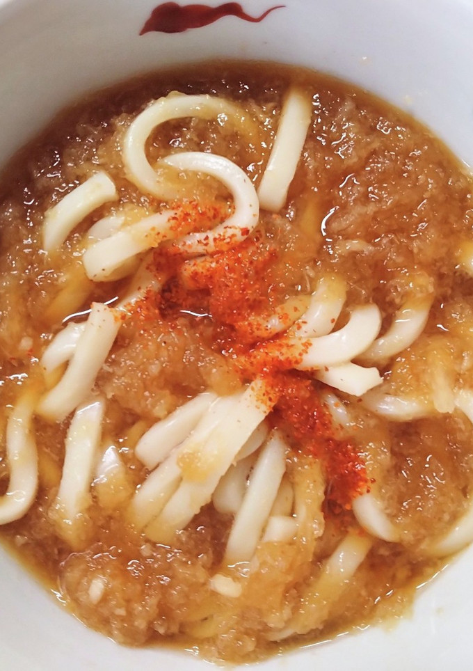 レンジで♬ おろしの うどん 蕎麦のつゆ-レシピのメイン写真