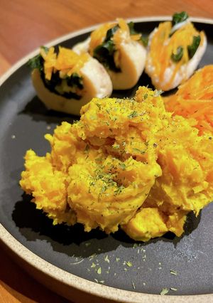 豆乳クリチでカボチャのデリ風サラダ-レシピのメイン写真
